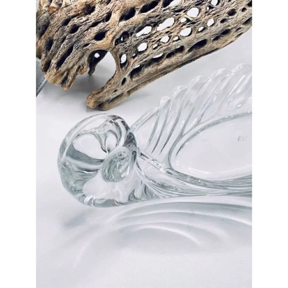 Vintage Heisey Crystolite Glass Relish Pickle Dish